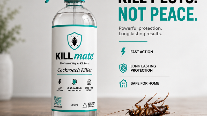 How to Get Rid of Cockroaches Fast — Killmate Cockroach Killer Spray